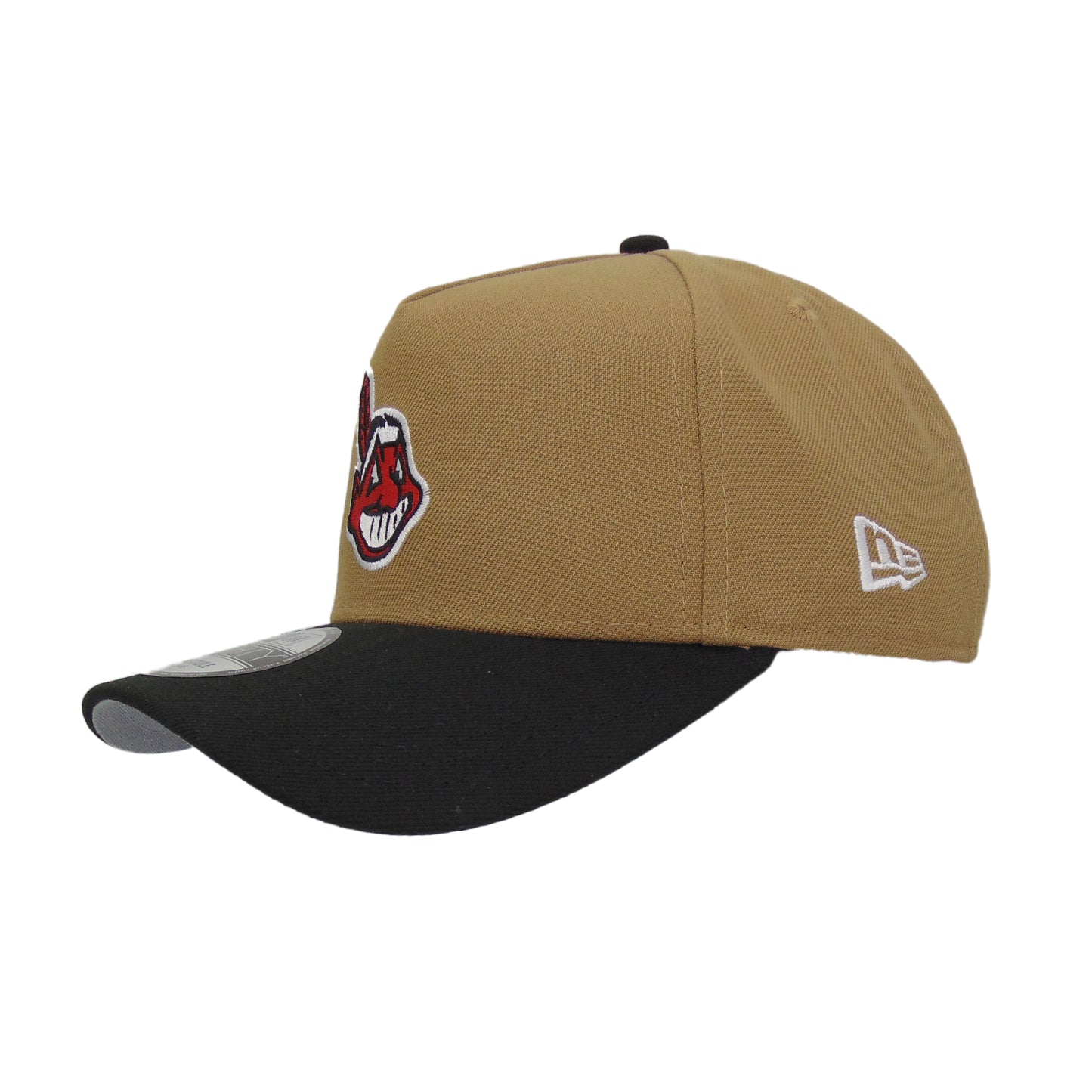 Cleveland Indians Custom 9FORTY AF New Era Cap Khaki
