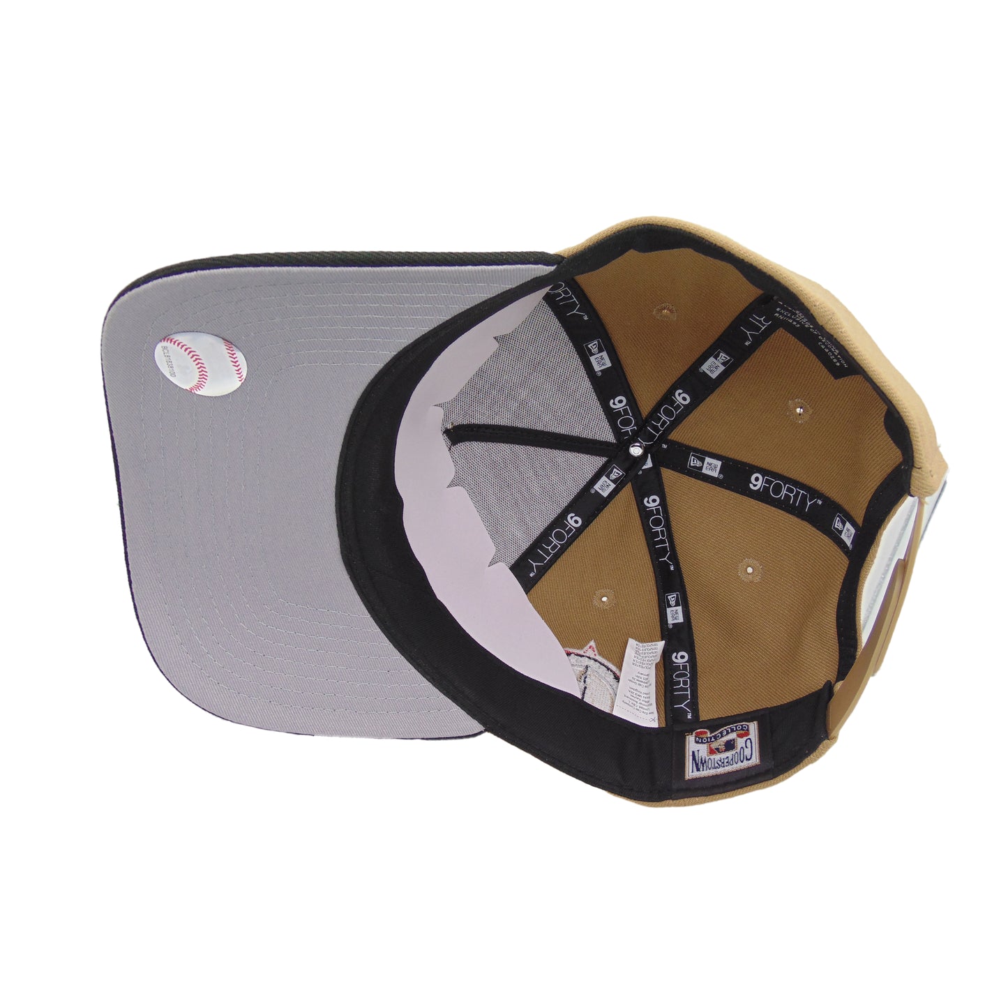 Cleveland Indians Custom 9FORTY AF New Era Cap Khaki