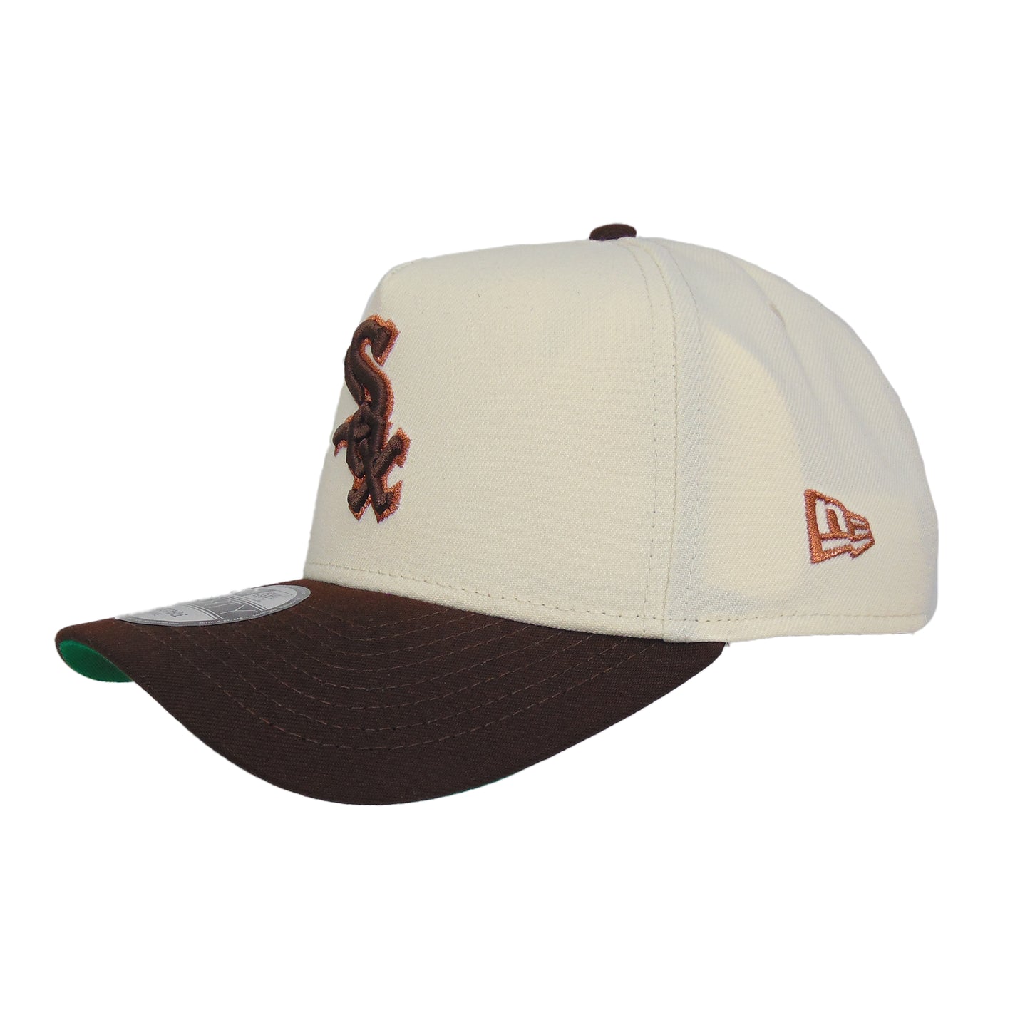 Chicago White Sox Custom 9FORTY AF New Era Cap Chrome Brown