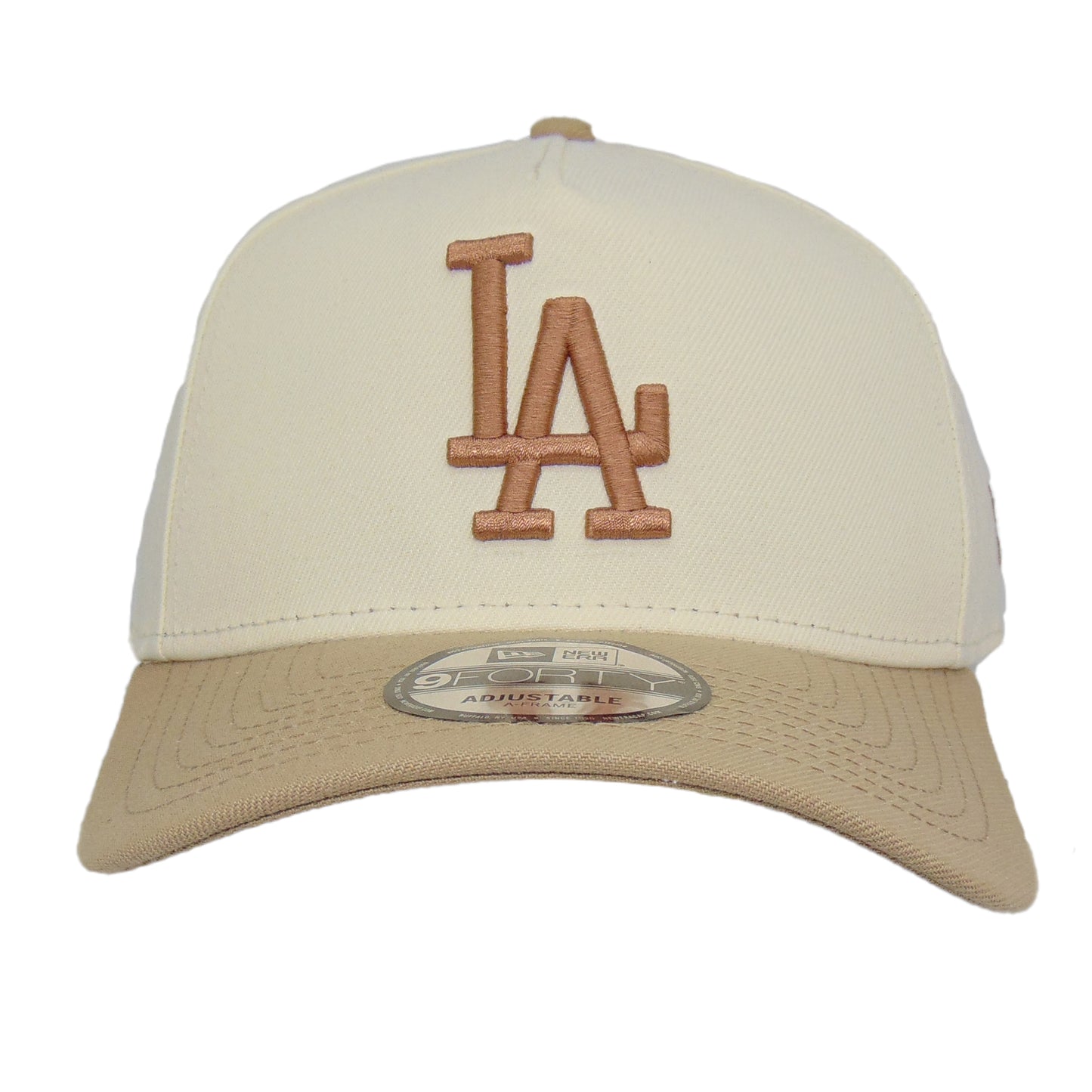 Los Angeles Dodgers Custom 9FORTY AF New Era Chrome Khaki