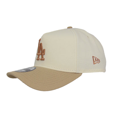 Los Angeles Dodgers Custom 9FORTY AF New Era Chrome Khaki