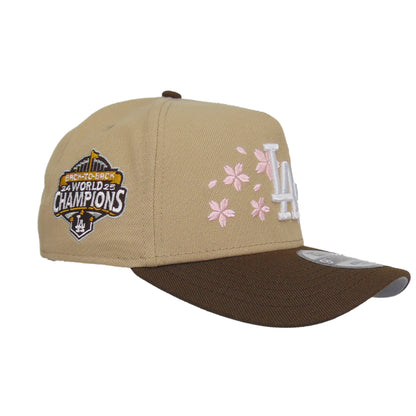 Los Angeles Dodgers Custom 9FORTY AF New Era Camel Walnut