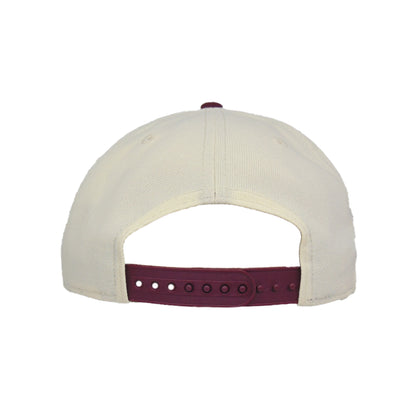 New York Yankees Custom 9FORTY AF New Era Cap Chrome Maroon WS 99