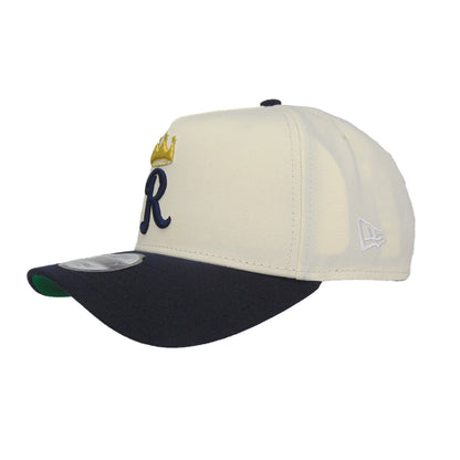 Kansas City Royals Custom 9FORTY AF New Era Cap Chrome Navy