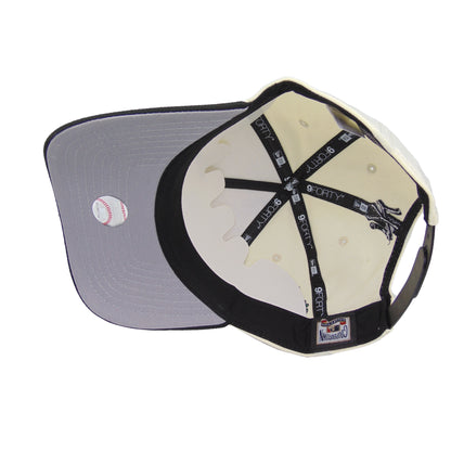 New York Yankees Custom 9FORTY AF New Era Cap Chrome Black WS 49