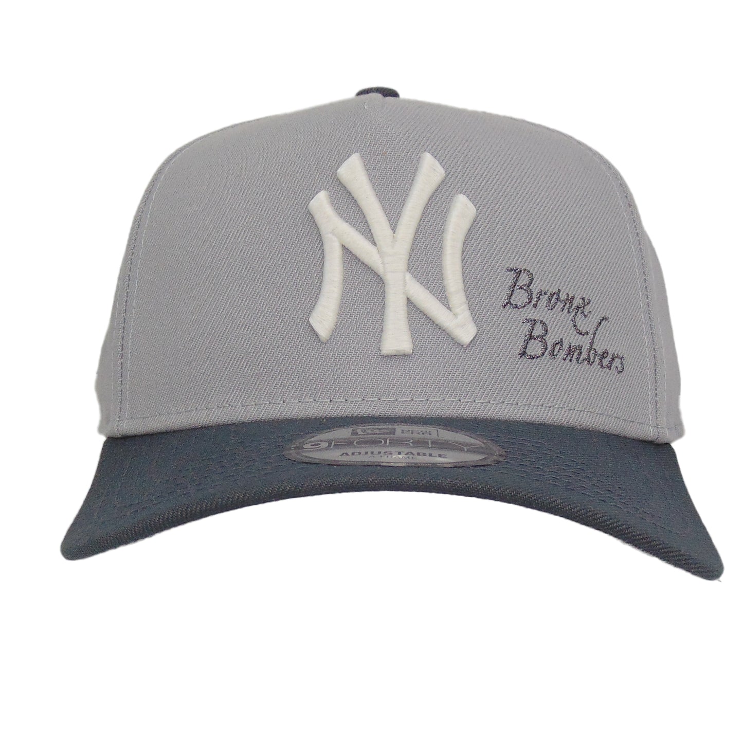 New York Yankees Custom 9FORTY AF New Era Cap Grey Graphite WS 49
