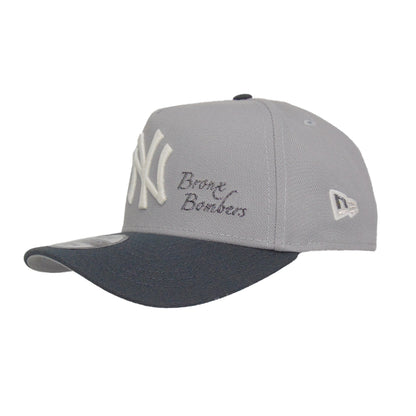New York Yankees Custom 9FORTY AF New Era Cap Grey Graphite WS 49