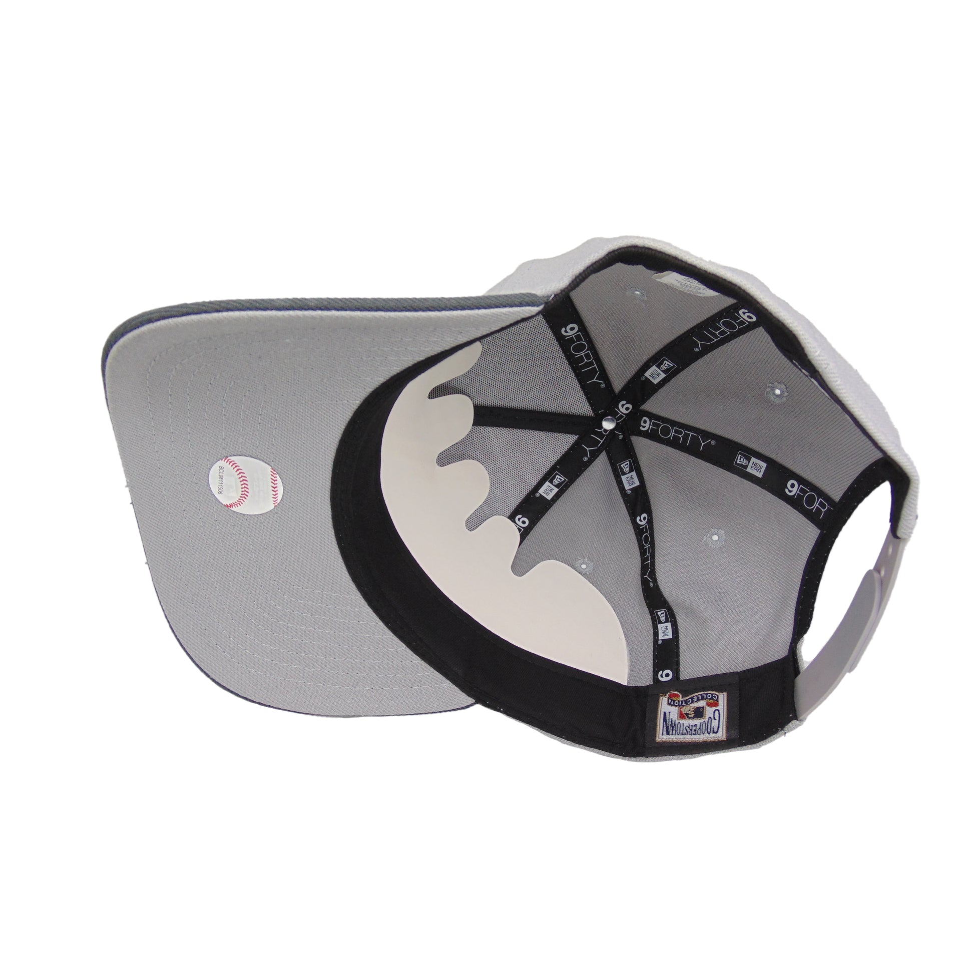 New York Yankees Custom 9FORTY AF New Era Cap Grey Graphite WS 49