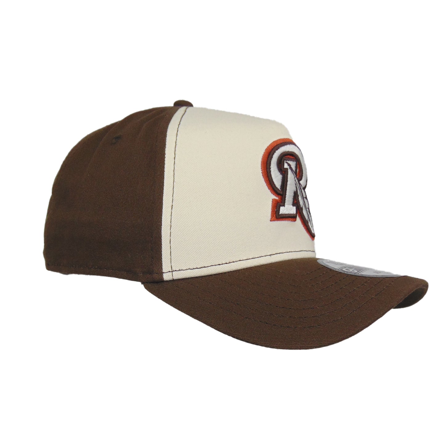 Rochester Red Wings Custom 9FORTY AF New Era Cap Brown Chrome
