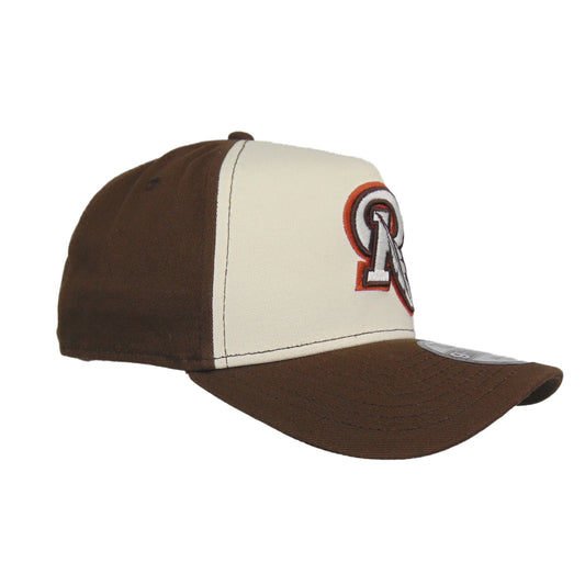 Rochester Red Wings Custom 9FORTY AF New Era Cap Brown Chrome