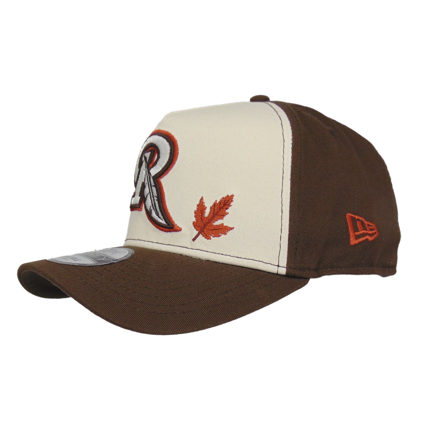 Rochester Red Wings Custom 9FORTY AF New Era Cap Brown Chrome
