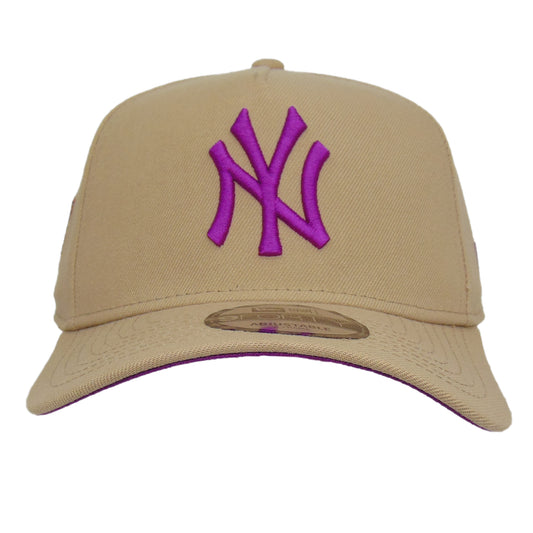 New York Yankees Custom 9FORTY AF New Era Cap Camel WS98
