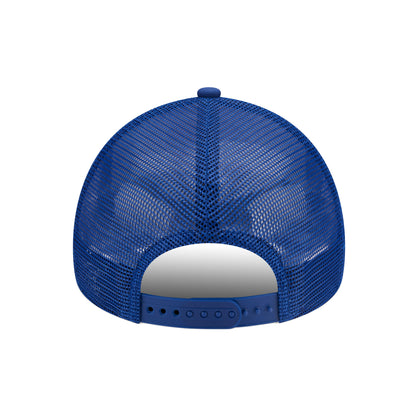 New Era Trucker Cap American Mustard! blue
white Back View