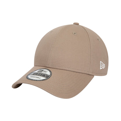 Blank 9FORTY New Era Cap Taupe tan Side View