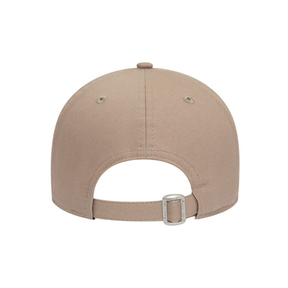 Blank 9FORTY New Era Cap Taupe tan Back View