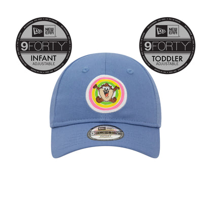 KIDS 9FORTY New Era Cap Baby Taz blue light blue Front View