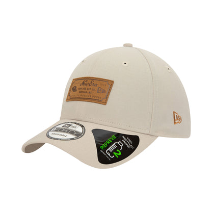 9FORTY New Era Cap Strap back Repreve Stone stone Side View