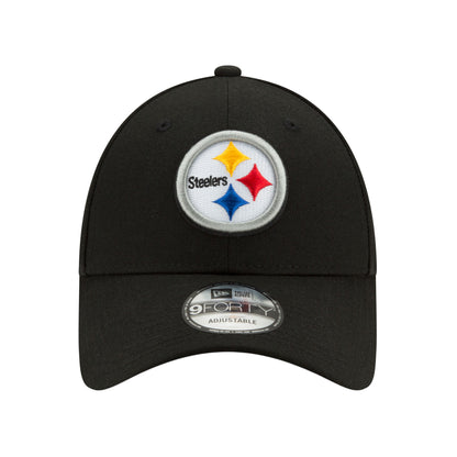 THE LEAGUE Pittburgh Steelers 9FORTY New Era Cap black Front View