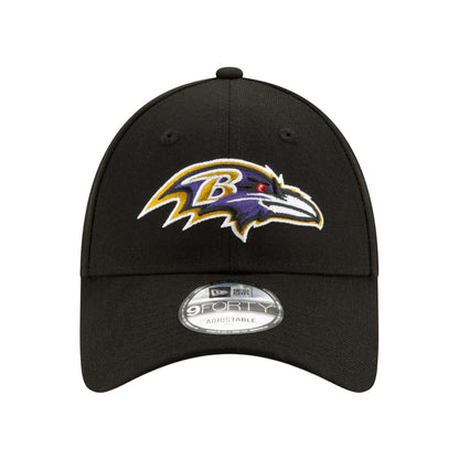 THE LEAGUE Baltimore Ravens 9FORTY New Era Cap black Front View