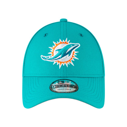THE LEAGUE Miami Dolphins 9FORTY New Era Cap teal Front View