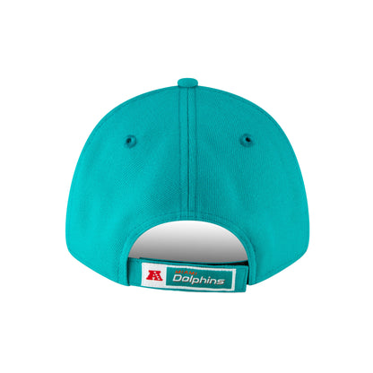 THE LEAGUE Miami Dolphins 9FORTY New Era Cap teal Back View