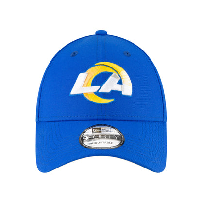 THE LEAGUE Los Angeles Rams 9FORTY New Era Cap blue Front View