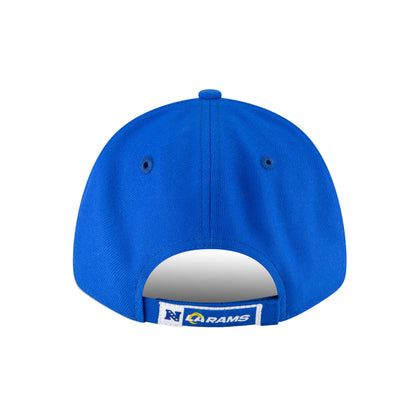 THE LEAGUE Los Angeles Rams 9FORTY New Era Cap blue Back View