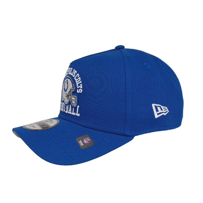 Indianapolis Colts Custom New Era 9FORTY AF Snapback Cap royal blue blue Side View