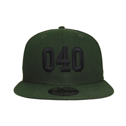 JustFitteds 040 9FIFTY New Era Cap Oceanside Seaweed black dark green
black  Front View