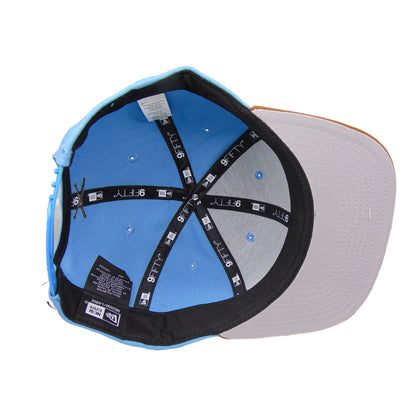 Justfitteds Crossed Bats New Era 9FIFTY Snapback Cap Sky Peanut sky blue
peanut
dark brown Undervisor View