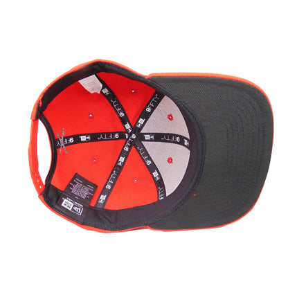 Justfitteds Crossed Bats New Era 9FIFTY Snapback Cap red red
black  Undervisor View