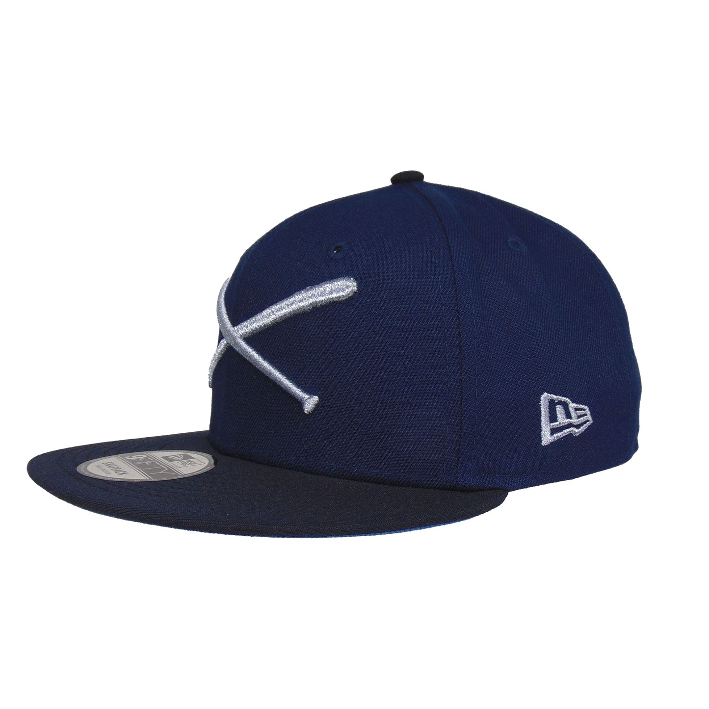 JustFitteds Crossed Bats Logo New Era 9FIFTY Oceanside Navy