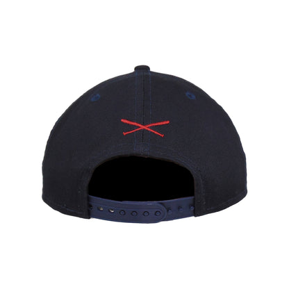 Justfitteds Hammaburg New Era 9FIFTY Snapback Cap navy navy
coral Back View