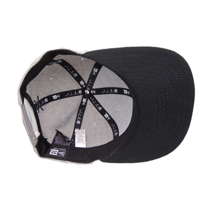 Justfitteds Hammaburg 9FIFTY New Era Snapback Cap heather grey Undervisor View