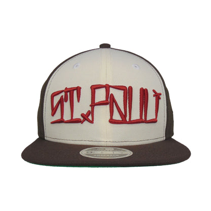 St. Pauli JF Exclusive New Era 9FIFTY Snapback Cap Cali Chrome BRWN brown
chrome Front View