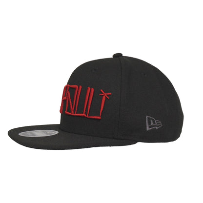 St. Pauli JF Exclusive New Era 9FIFTY Snapback Cap Cali BRED black Side View