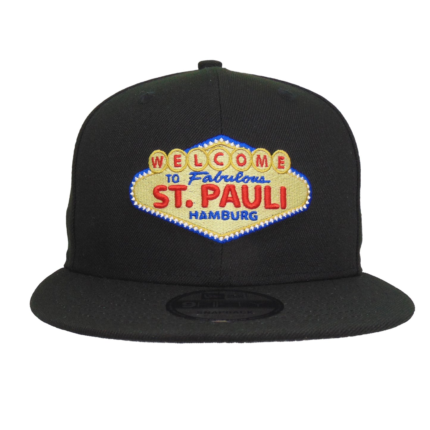 Welcome to St. Pauli JF Exclusive New Era 9FIFTY Snapback Cap Black