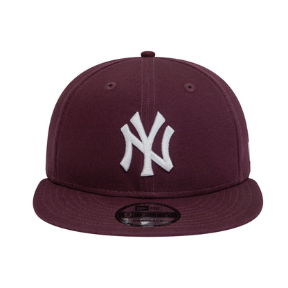 New York Yankees JF 9FIFTY New Era Cap maroon maroon Front View