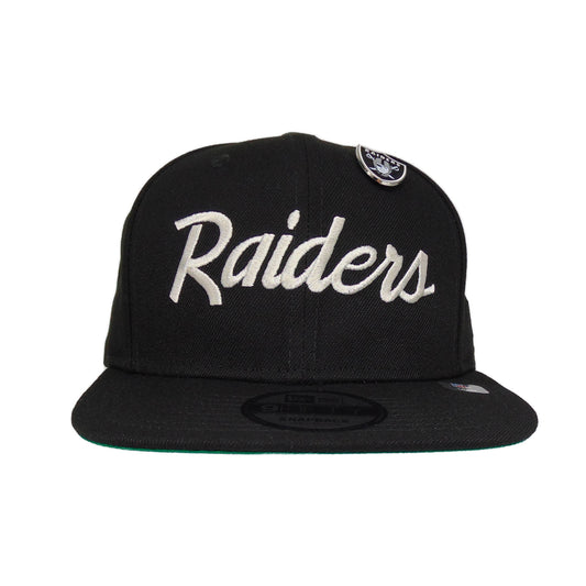 Raiders Jf Custom New Era Snapback Cap Pin black