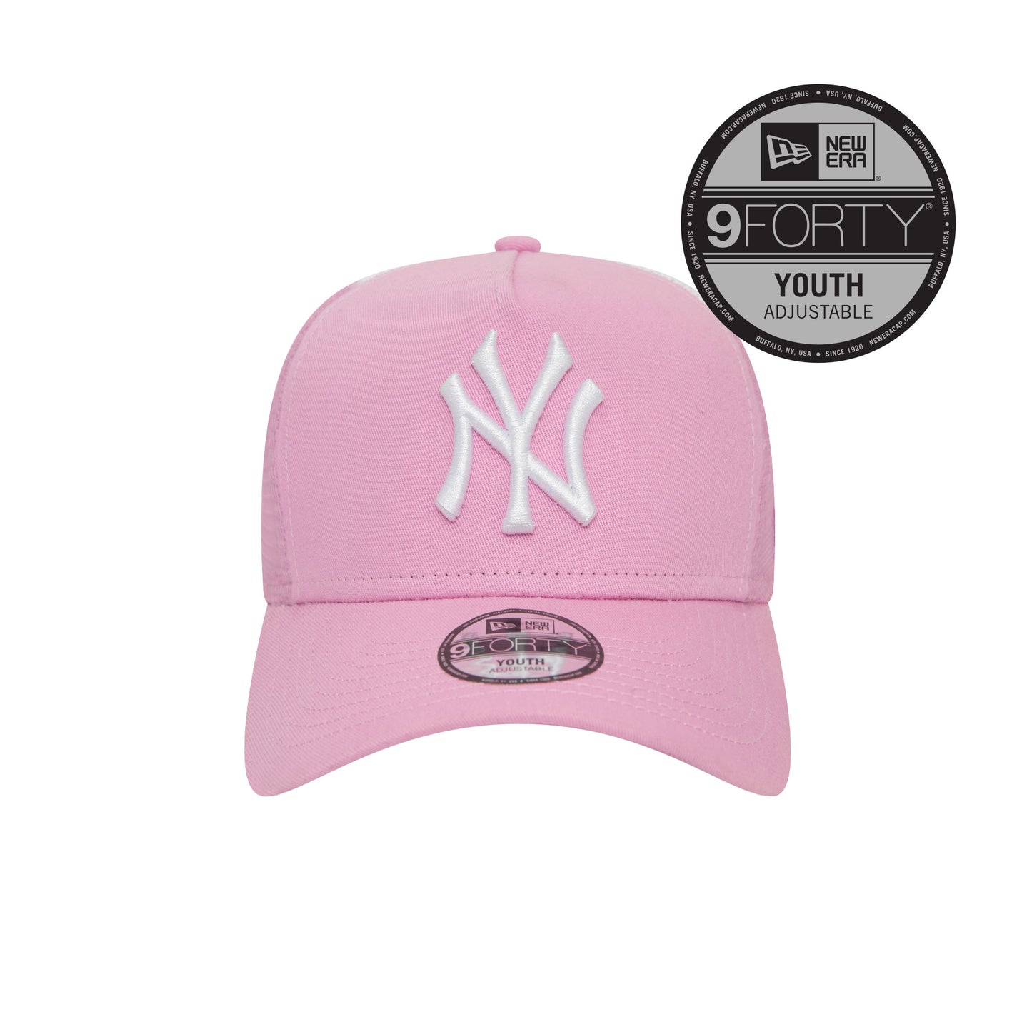 New York Yankees New Era 9FORTY KIDS Trucker Cap Pink