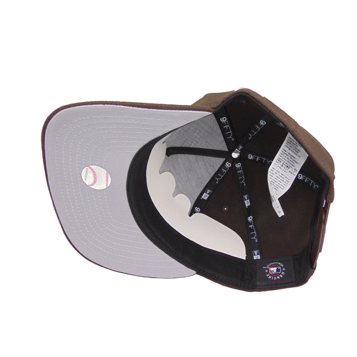 San Diego Padres 9FIFTY AF New Era Snapback Cap Burnt Wood
