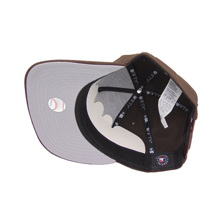 San Diego Padres 9FIFTY AF New Era Snapback Cap Burnt Wood