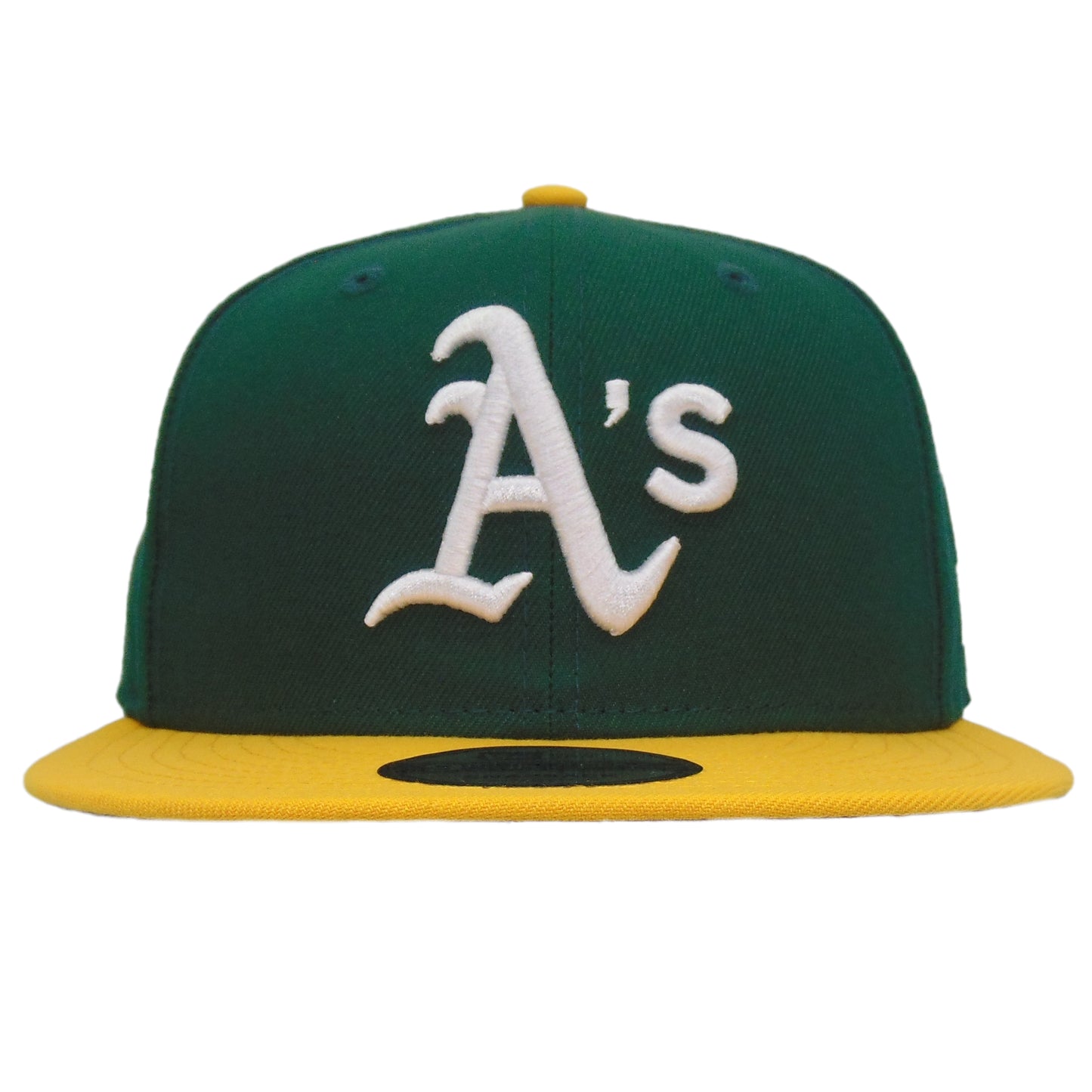 Oakland Athletics 9FIFTY New Era Snapback Cap Green Yellow Gray UV
