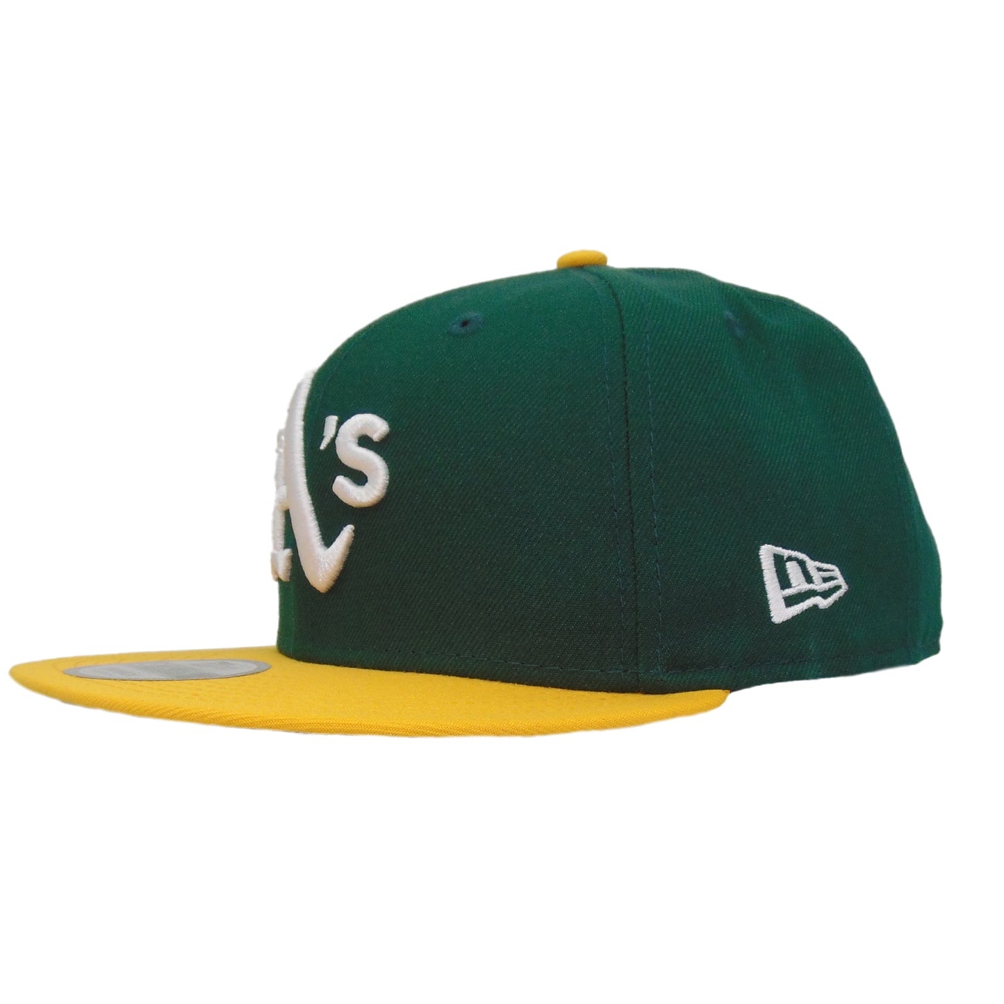 Oakland Athletics 9FIFTY New Era Snapback Cap Green Yellow Gray UV