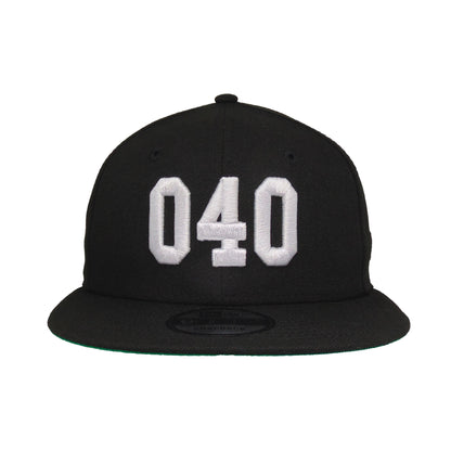 JustFitteds 040 9FIFTY New Era Cap Black black Front View