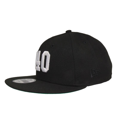 JustFitteds 040 9FIFTY New Era Cap Black black Side View