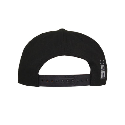 JustFitteds 040 9FIFTY New Era Cap Black black Back View