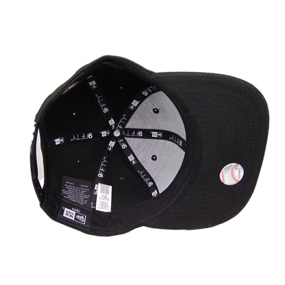 KIDS Los Angeles Dodgers 9FIFTY New Era Snap Back Blackout black Undervisor View