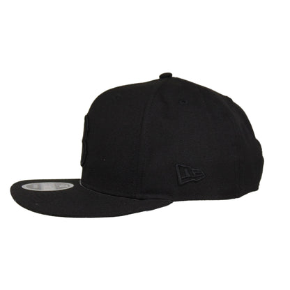 Boston Red Sox Jf Custom New Era Snapback Cap Blackout black Side View