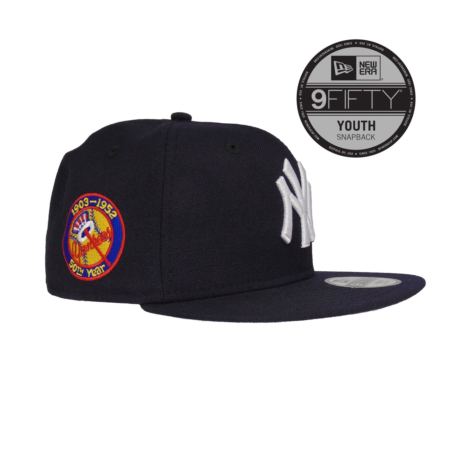 YOUTH New York Yankees 9FIFTY New Era Cap 50th Anni Navy